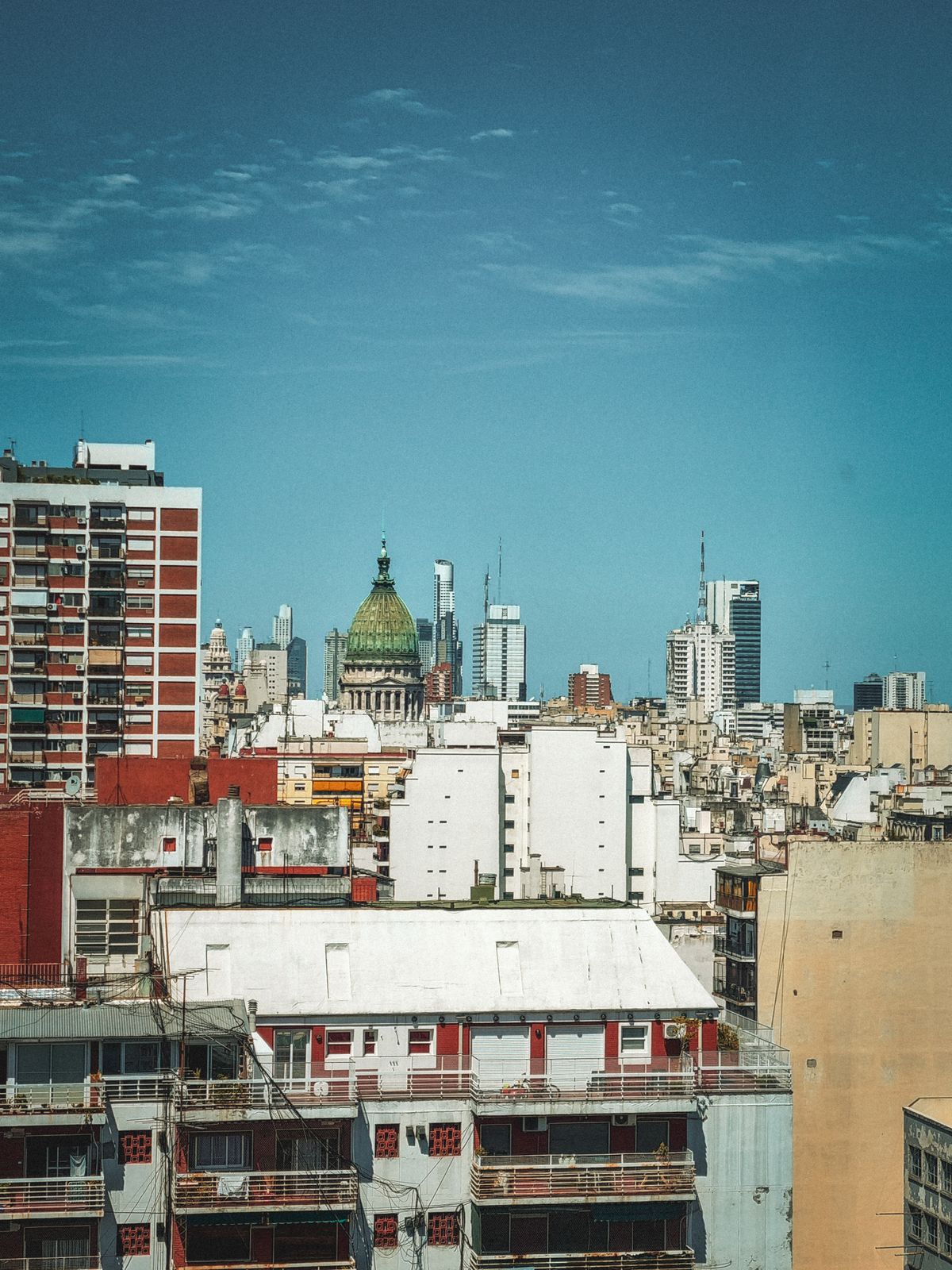 Aerial view of an Argentine development